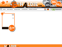Tablet Screenshot of haldie.com